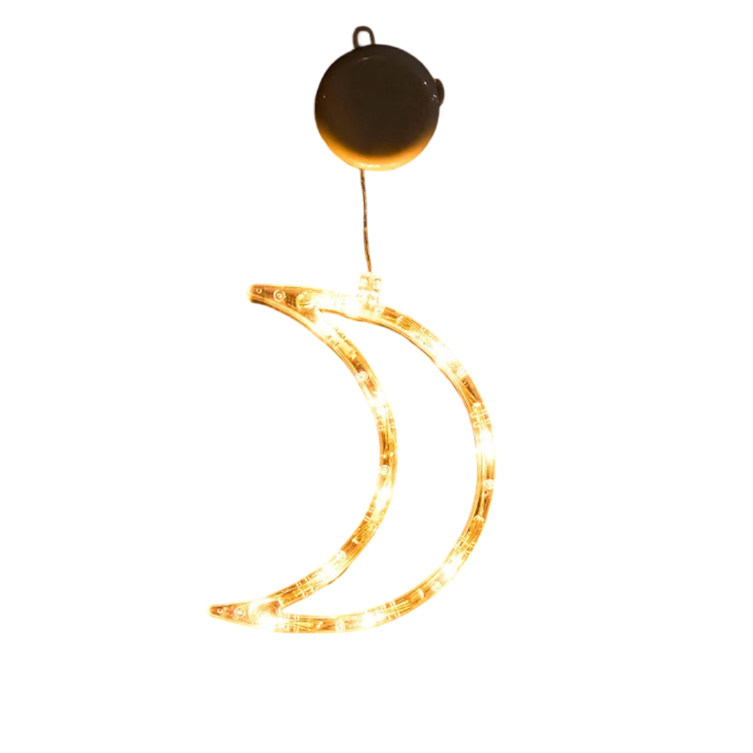 LED-fönsterdekorationer för jul