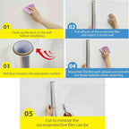 Transparent Wallpaper Kitchen Electrostatic Adsorption Protective Film Oil Proof Wall Sticker Decorative Film Wall Papers Home