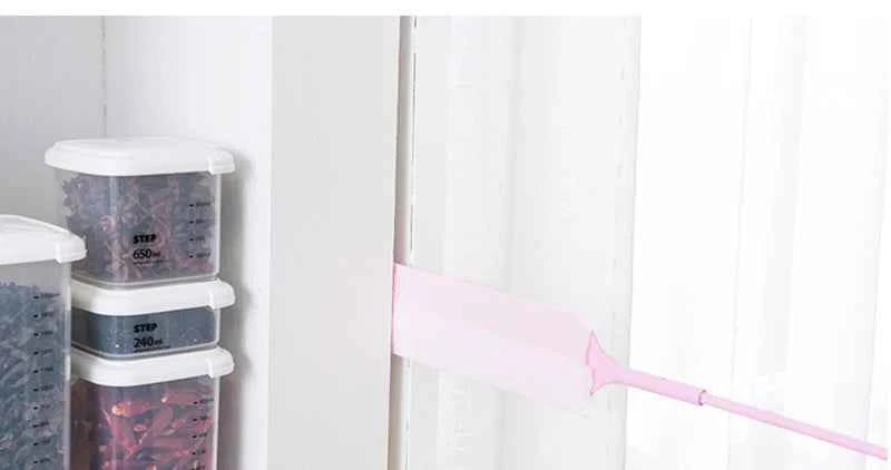 Dammborste med långt handtag