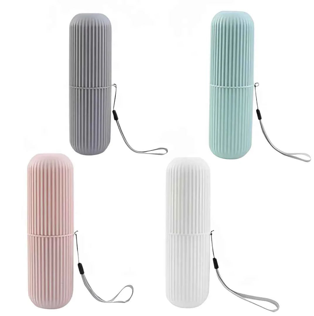 Portabel tandborstbehållare