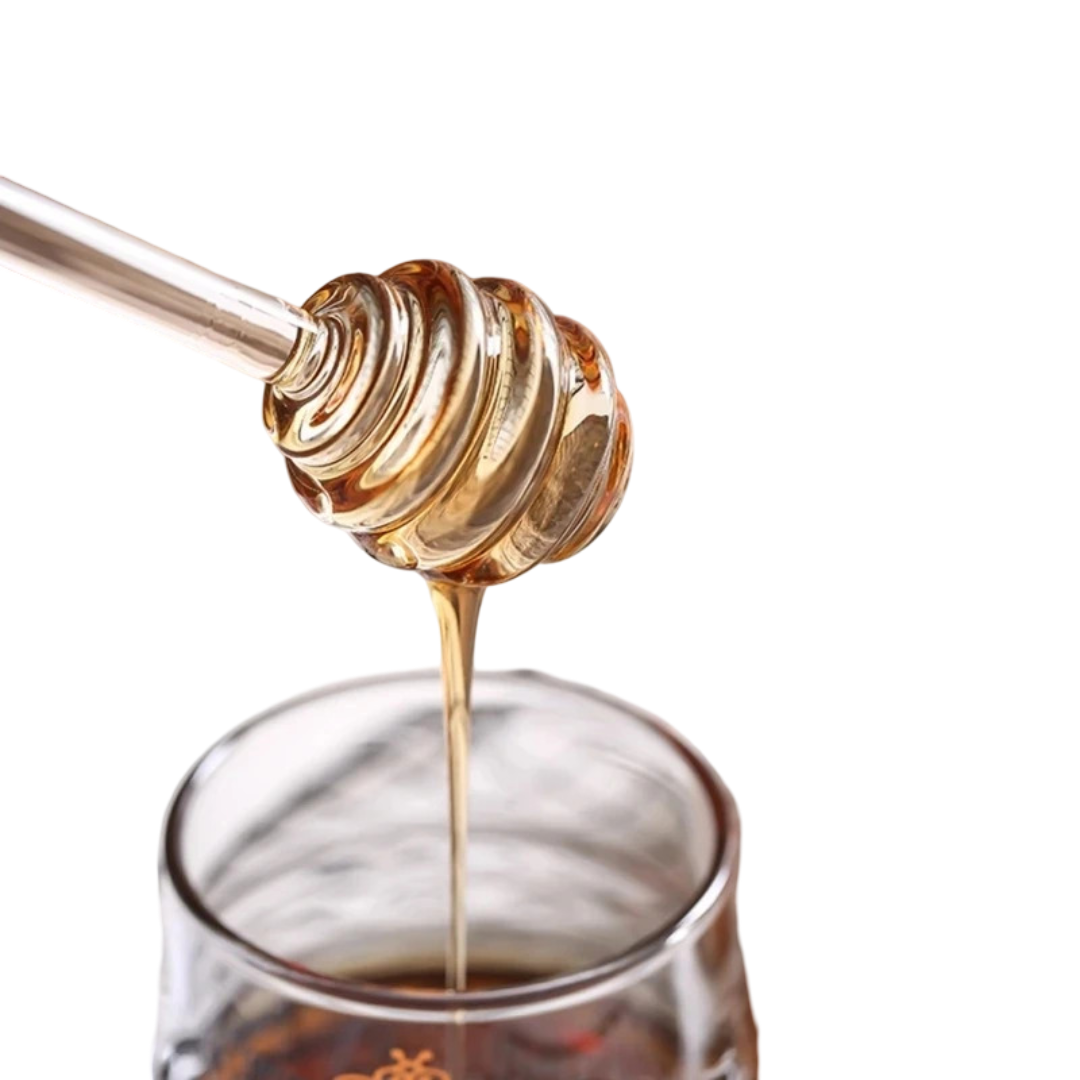 Honungssked i glas