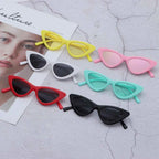 Vintage New Cat Eye Kids Sunglasses Boys Girls Small Triangle Frame Gift Sun Glasses Children Baby Oculos De Sol Infantil UV400