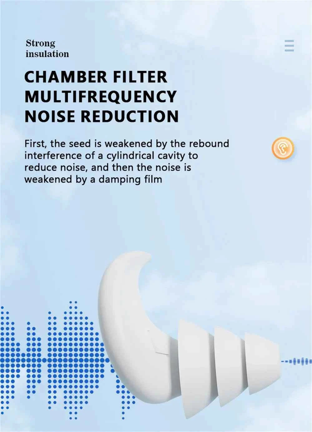 Vattentäta Silikonöronproppar