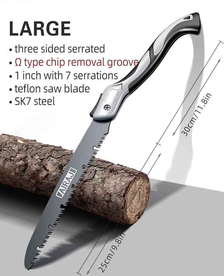 Hopfällbar såg för trädgård