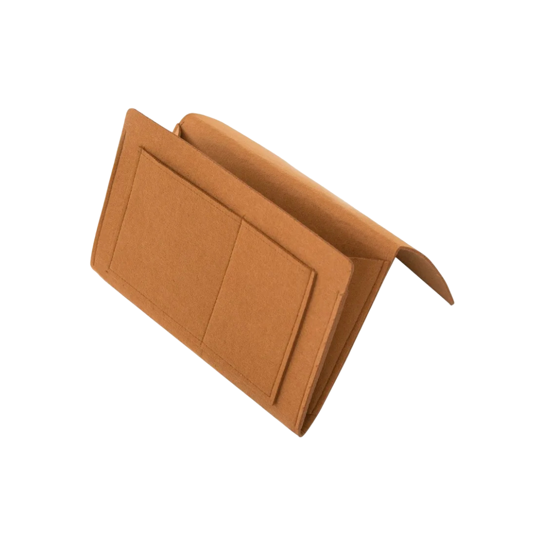 Hängande förvaringspåse i filt