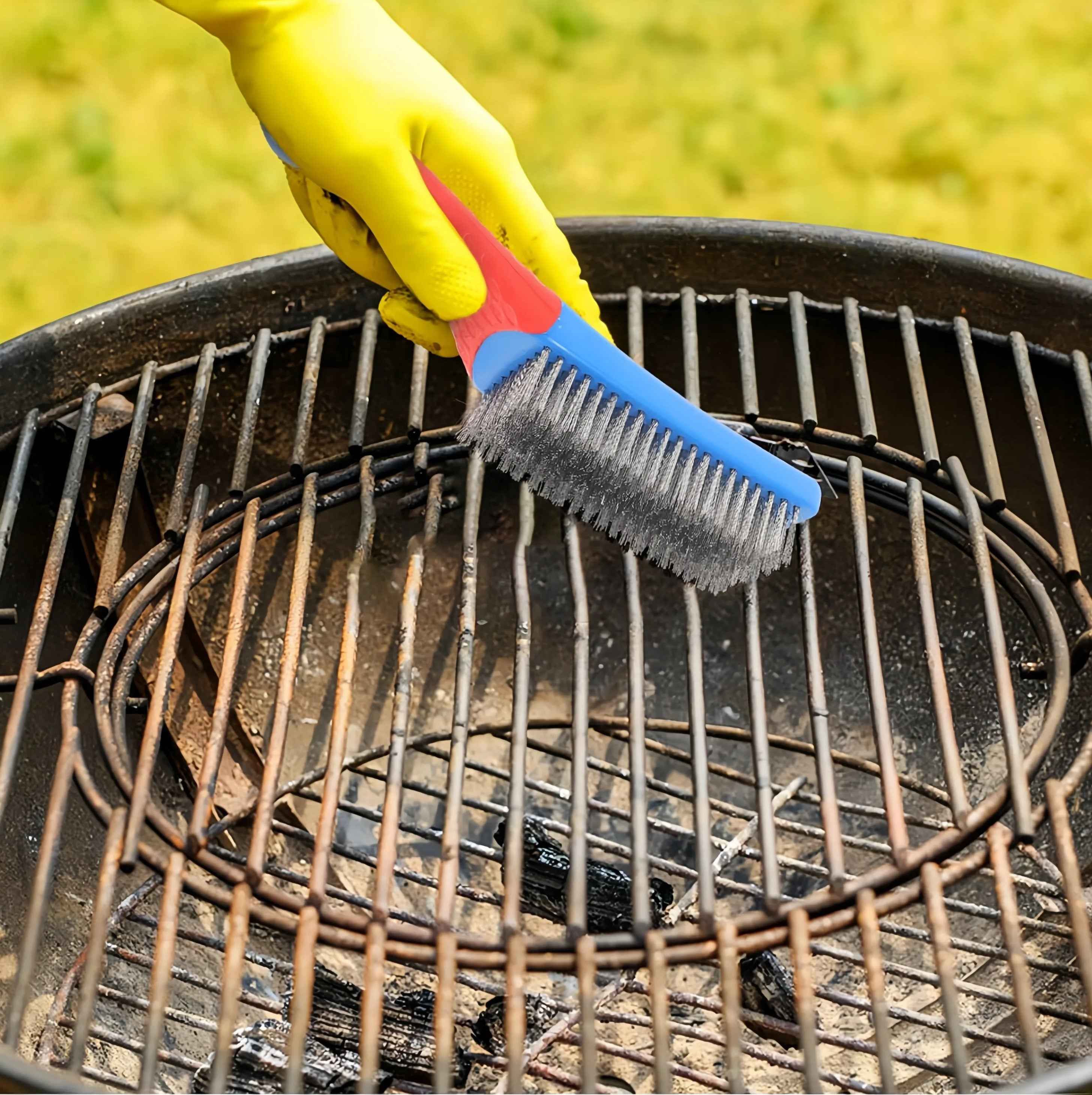 Stålborste för rostborttagning