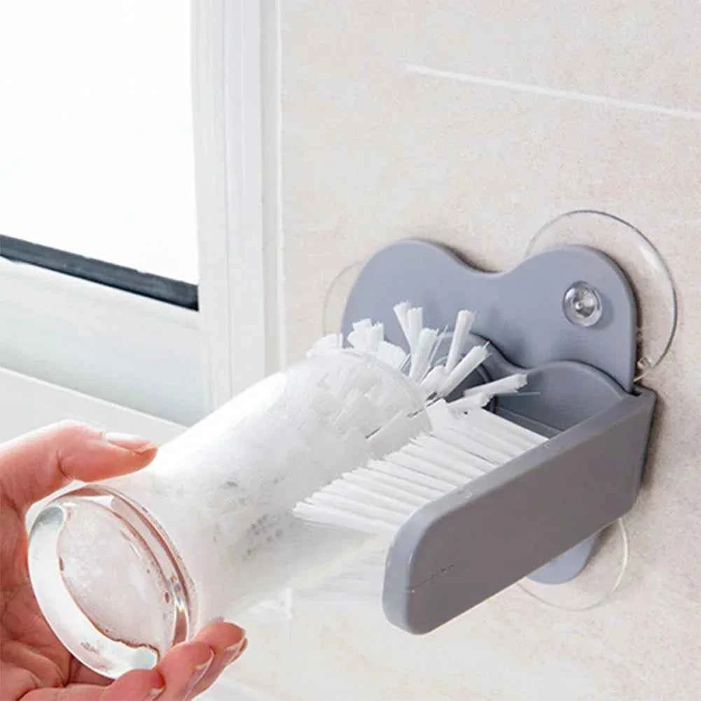 Rengöringsborste för glas 2 i 1