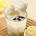 Silikonform för isbitar i nallebjörnsdesign