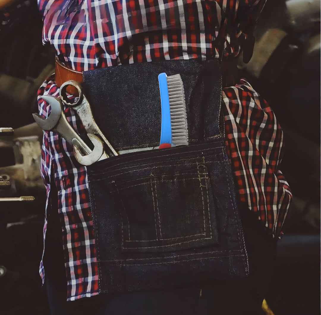 Stålborste för rostborttagning