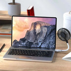 USB Rechargeable Handheld Fan Silent Cooling Power Bank Wireless Mini Play Plug Fans Summer Outdoors and Travel