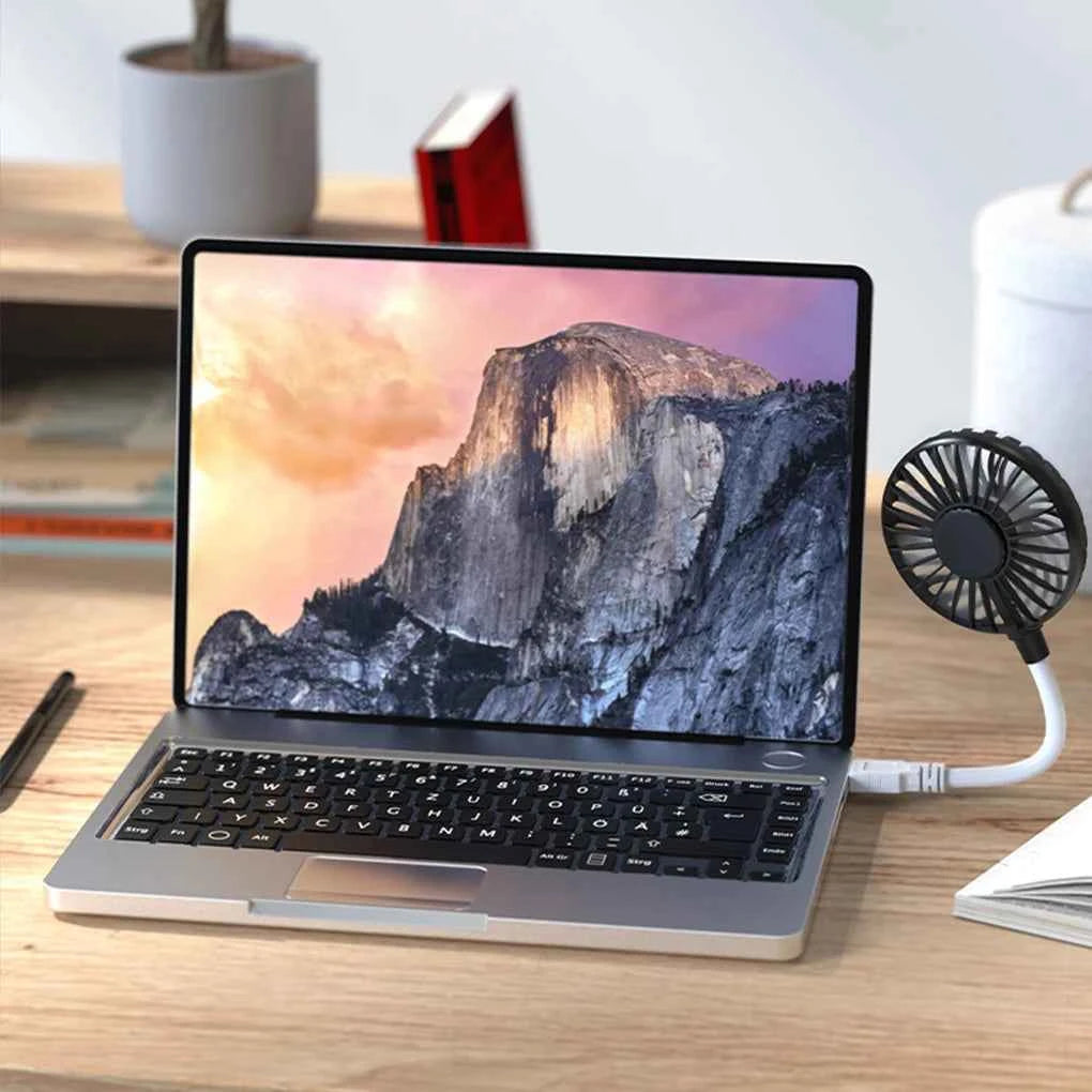 USB Rechargeable Handheld Fan Silent Cooling Power Bank Wireless Mini Play Plug Fans Summer Outdoors and Travel