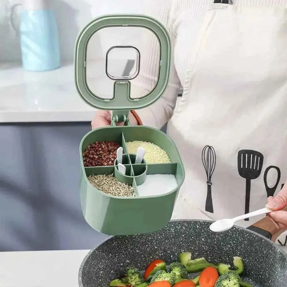 Kryddförvaring med flera fack