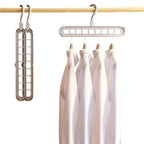 Hopfällbara 9-håls klädhängare