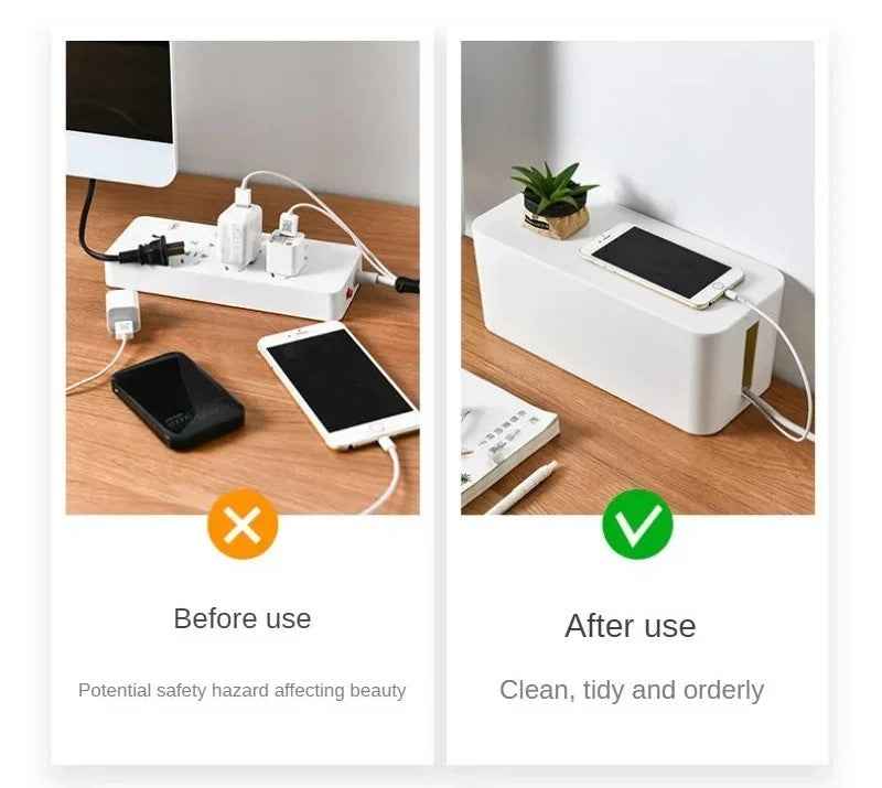 Kabelförvaringsbox för skrivbord