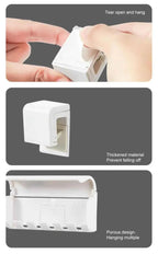 Väggmonterad Tandborsthållare