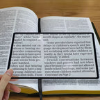 Full Page Large Sheet Magnifier Magnifying Glass Reading Aid Glass Page Magnifying Lens Reading Magnifier