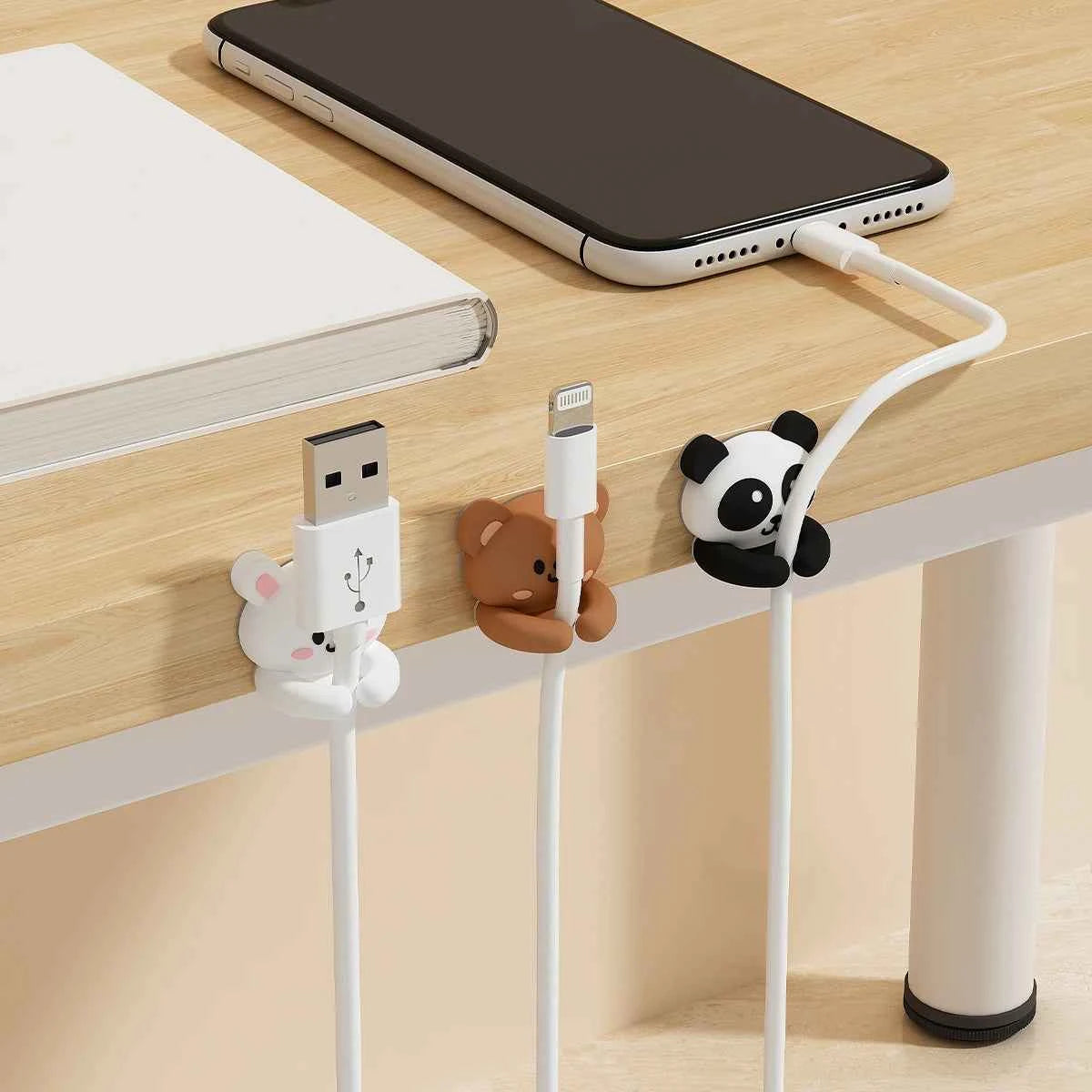 Skrivbordskabelorganisatör