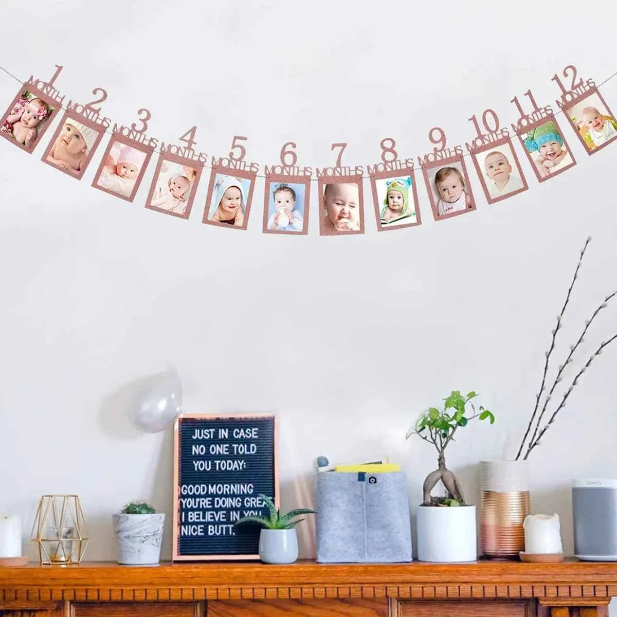 Födelsedagsbanner 1 år