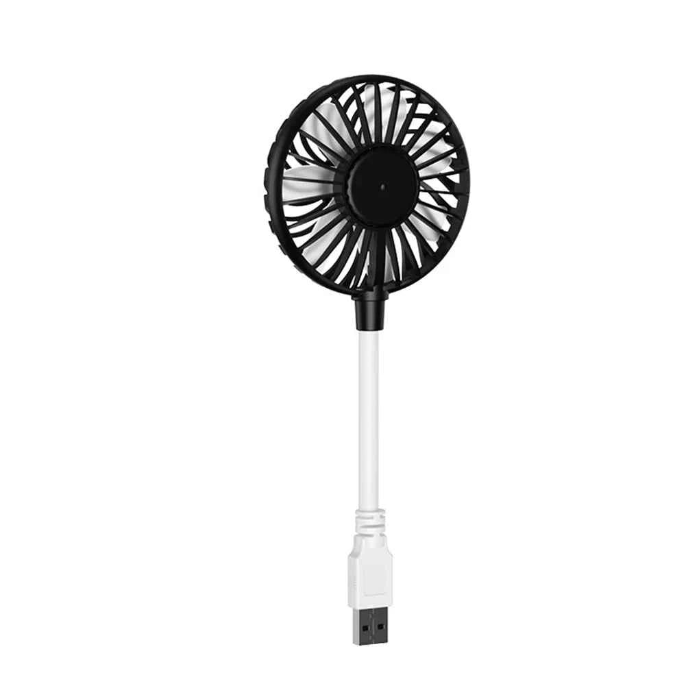 USB Rechargeable Handheld Fan Silent Cooling Power Bank Wireless Mini Play Plug Fans Summer Outdoors and Travel