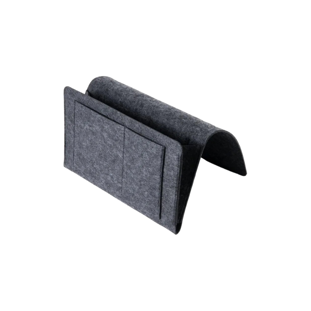 Hängande förvaringspåse i filt