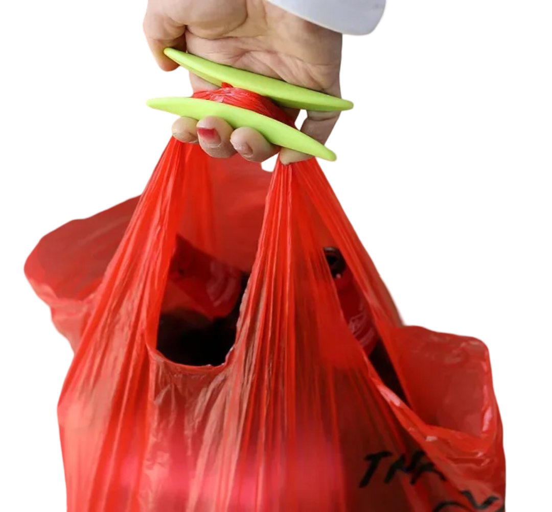 Silikon bärhandtag för påsar