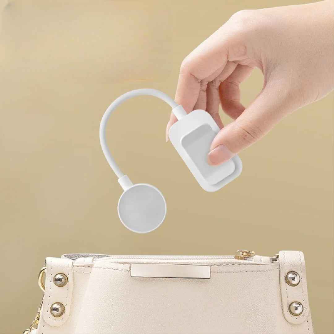 Hopfällbar boklampa med klämma