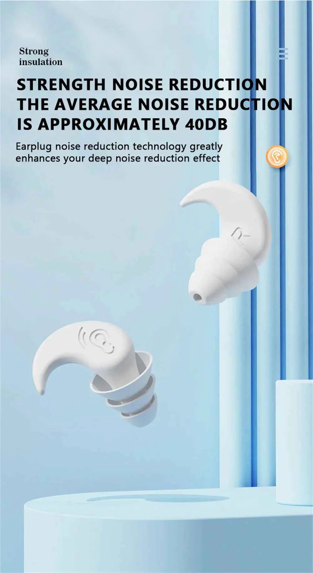 Vattentäta Silikonöronproppar