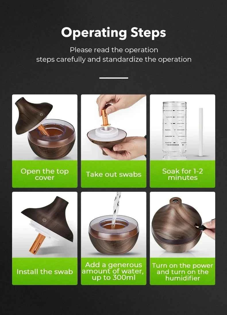 Aromaspridare i trä