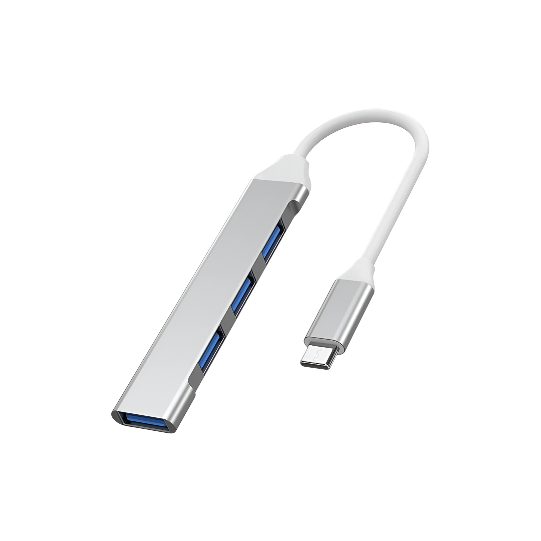 USB-C/USB Hub med 4 portar