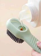 Tvättborste med vätskebehållare