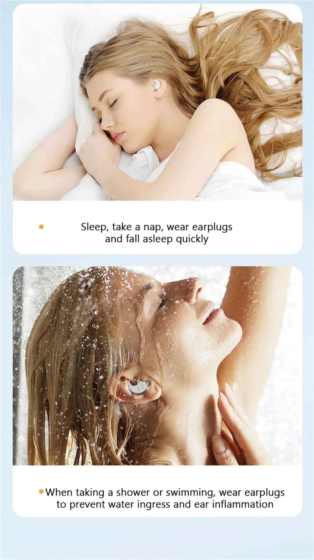 Vattentäta Silikonöronproppar