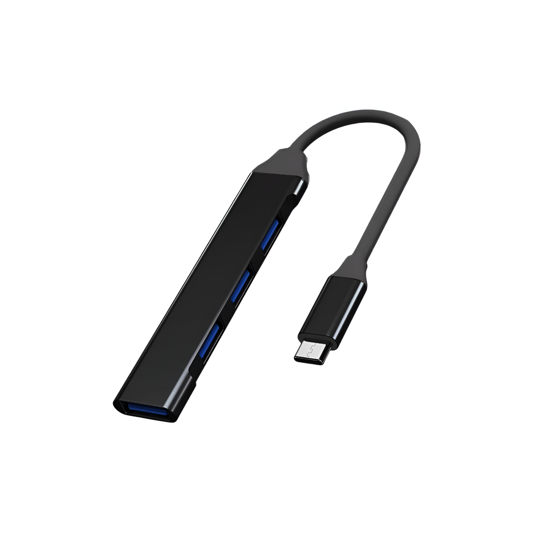 USB-C/USB Hub med 4 portar