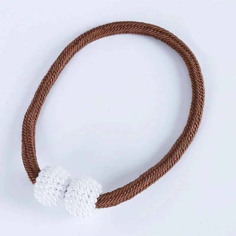 1/2PCS Pearl Magnetic Curtain Clip Curtain Holders Tie Back Buckle Clips Hanging Ball Buckle Tie Back Curtain Decor Accessories