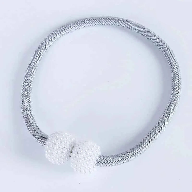 1/2PCS Pearl Magnetic Curtain Clip Curtain Holders Tie Back Buckle Clips Hanging Ball Buckle Tie Back Curtain Decor Accessories