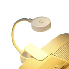 Hopfällbar boklampa med klämma