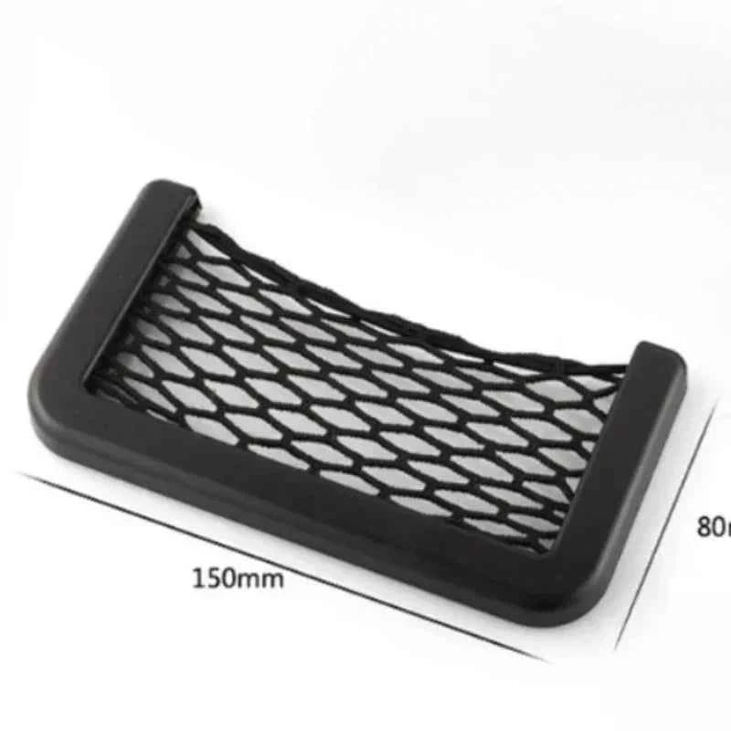 Auto Seat Side Interior Back Sundries Pocket Mesh Storage Bag Phone Net Pocket Holder Car Storage Bag Elastic Flexible Nets