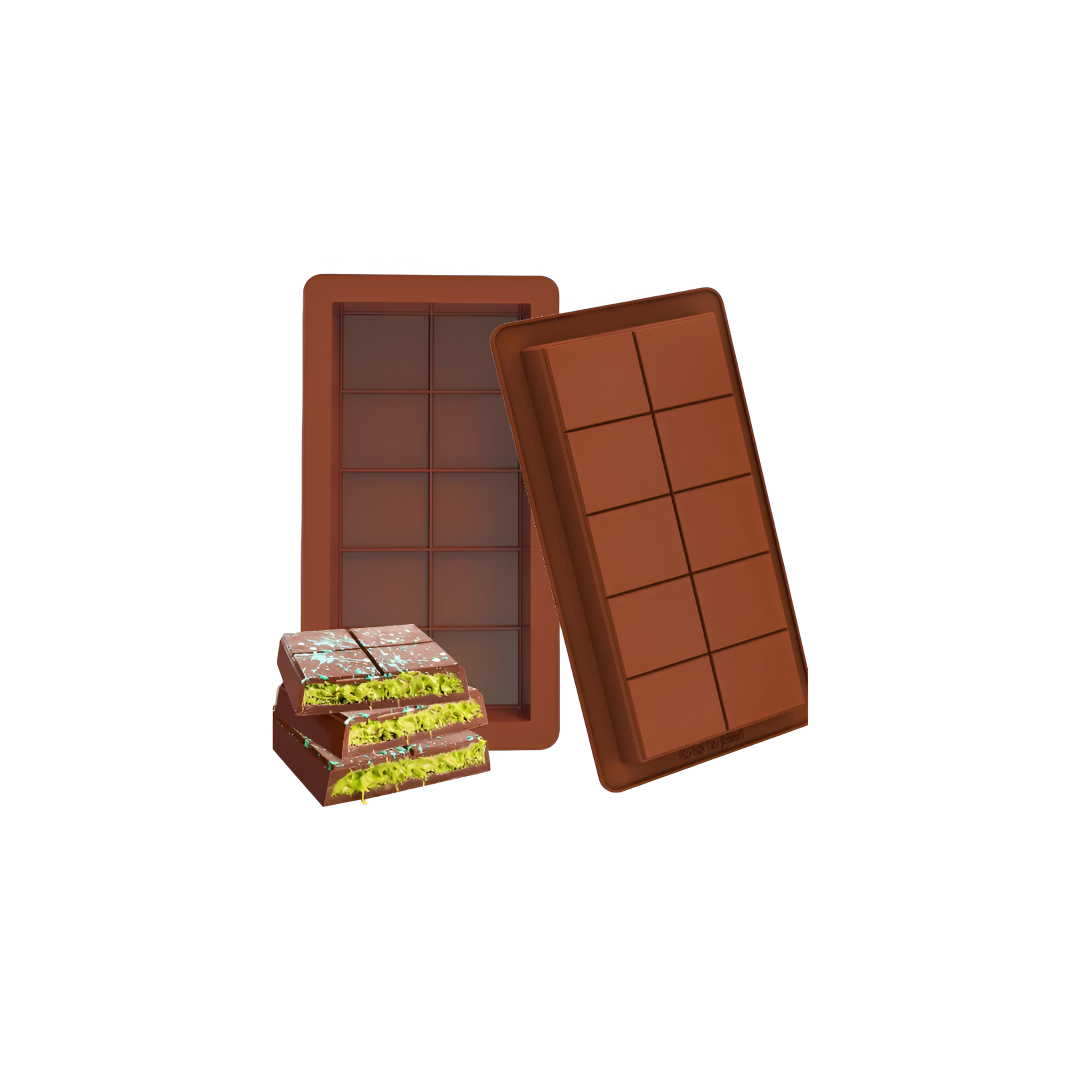 Silikonform för chokladkakor