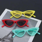 Vintage New Cat Eye Kids Sunglasses Boys Girls Small Triangle Frame Gift Sun Glasses Children Baby Oculos De Sol Infantil UV400