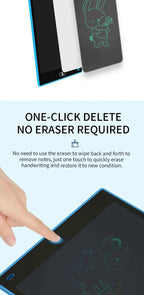 6.5/8.5/10/12 Inch LCD Drawing Tablet for Kids, Rechargeable Erasable Board with Pen, Travel Educational Toy Gift for Boys Girls