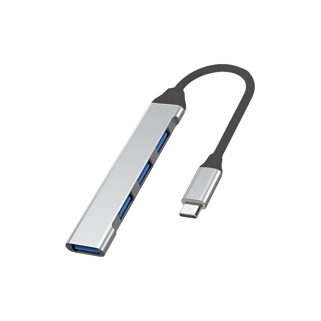 USB-C/USB Hub med 4 portar