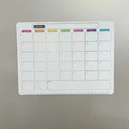 A refrigerator magnet ,monthly and weekly planner, magnetic calendar sticker, soft magnetic note sticker, message board