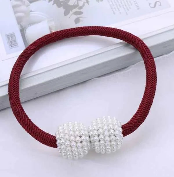 1/2PCS Pearl Magnetic Curtain Clip Curtain Holders Tie Back Buckle Clips Hanging Ball Buckle Tie Back Curtain Decor Accessories