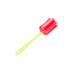 Lång flask och glasborste