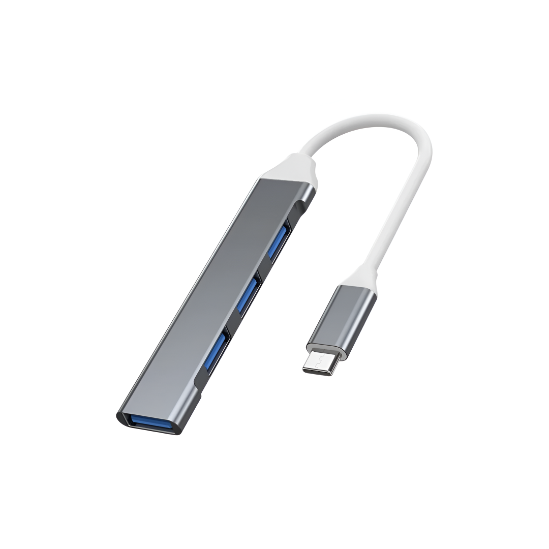 USB-C/USB Hub med 4 portar