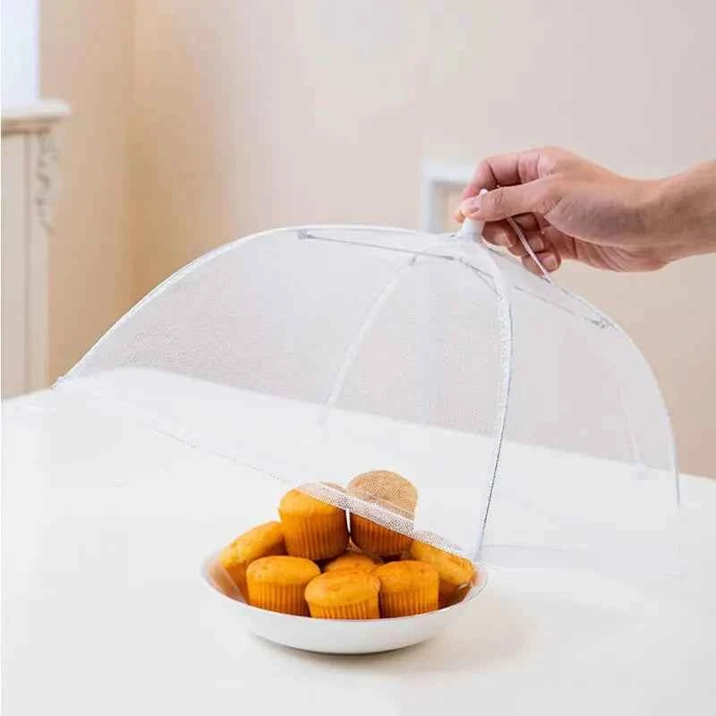 Food Cover Mesh Folding Washable Flies Tables Cover Insect Proof Protective Dish Covers Home Kitchen Storage Accessaries