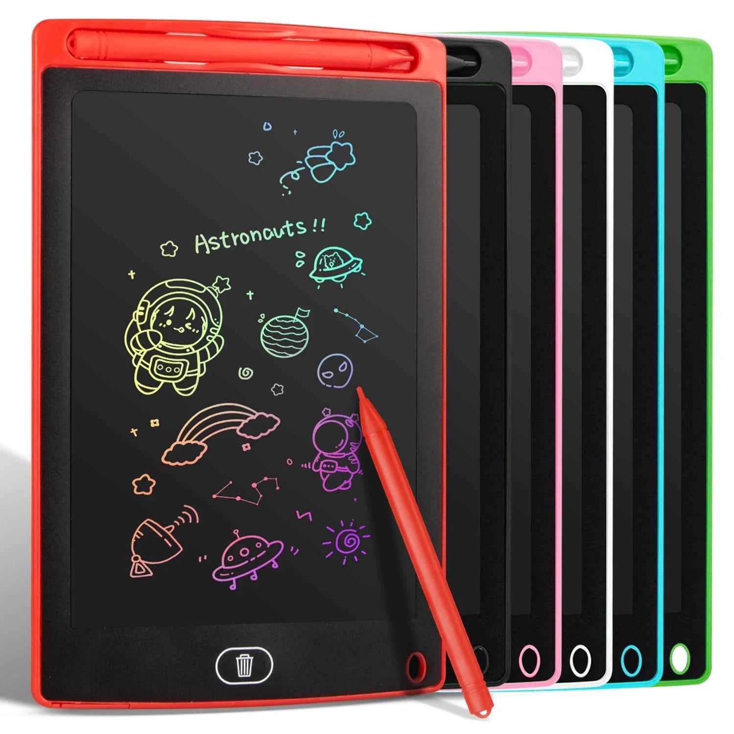 6.5/8.5/10/12 Inch LCD Drawing Tablet for Kids, Rechargeable Erasable Board with Pen, Travel Educational Toy Gift for Boys Girls