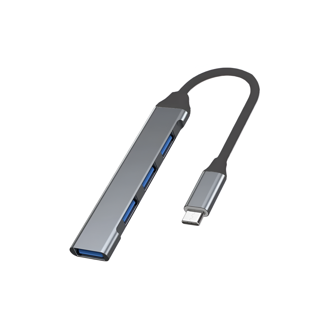 USB-C/USB Hub med 4 portar