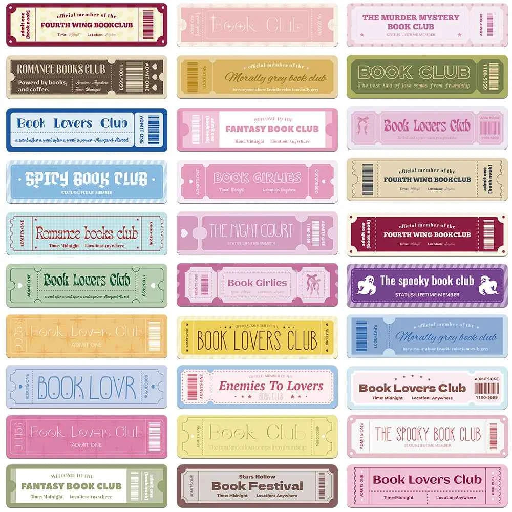 Kreativa bokmarkörer 30-pack