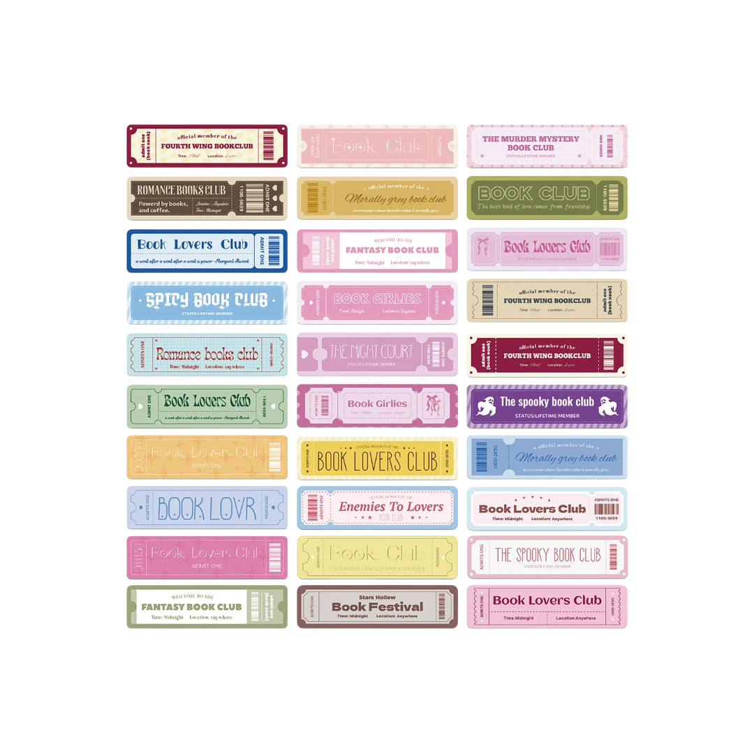 Kreativa bokmarkörer 30-pack