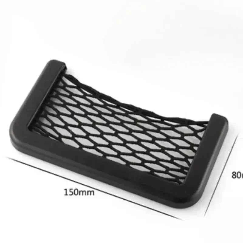 Auto Seat Side Interior Back Sundries Pocket Mesh Storage Bag Phone Net Pocket Holder Car Storage Bag Elastic Flexible Nets